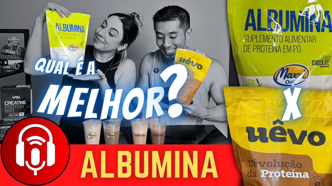 Qual é a Melhor Albumina com Sabor? Proteína Uêvo X MaxxiOvos | Análise Proteína da Clara do Ovo