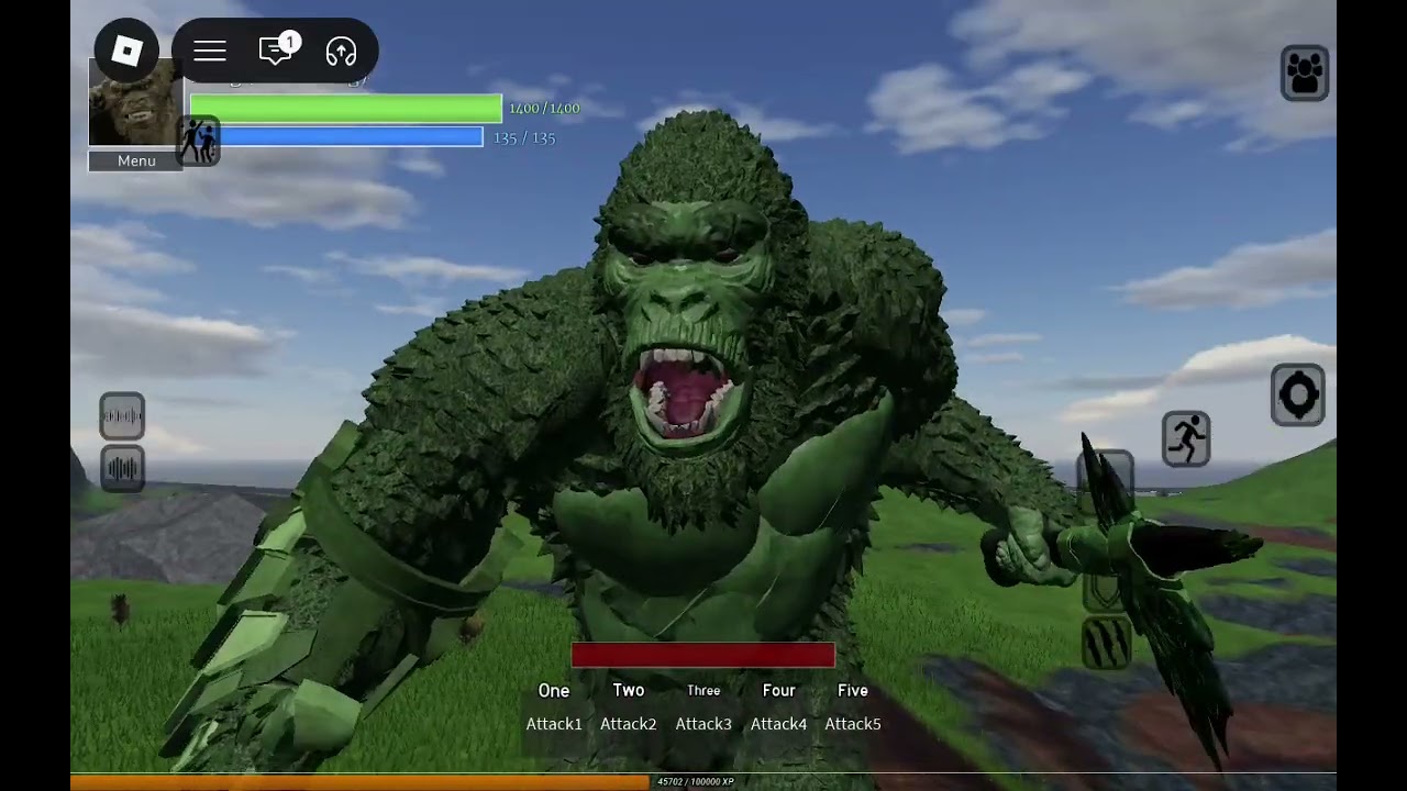 Today we are going to be playing as King Kong in age of Titans Godzilla Game game 
