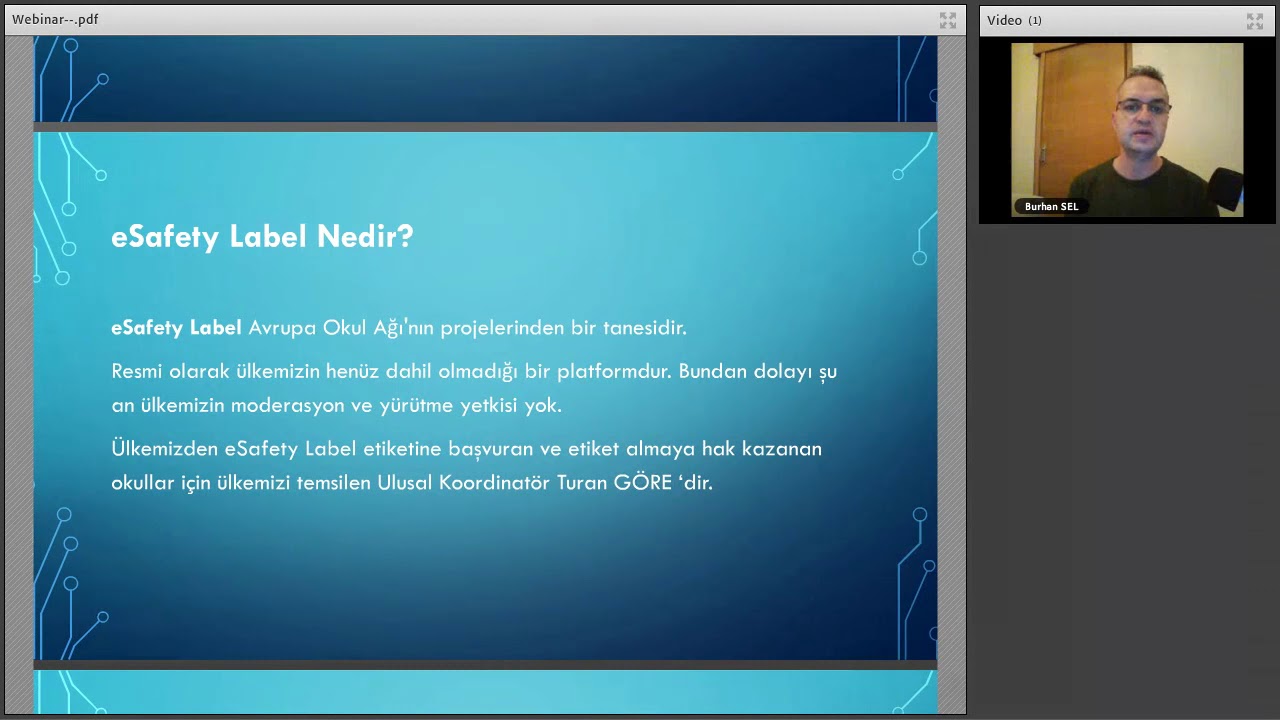 eSafety Label Bilgilendirme Webinarı - 3 Ocak 2020 Cuma