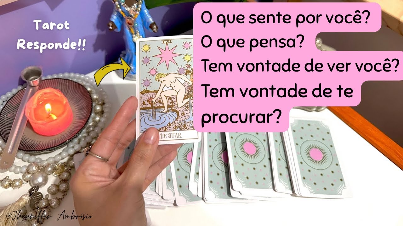 ✨O que sente? O que pensa? Tem vontade de te procurar? Tem vontade de ver você? Pense em alguém!