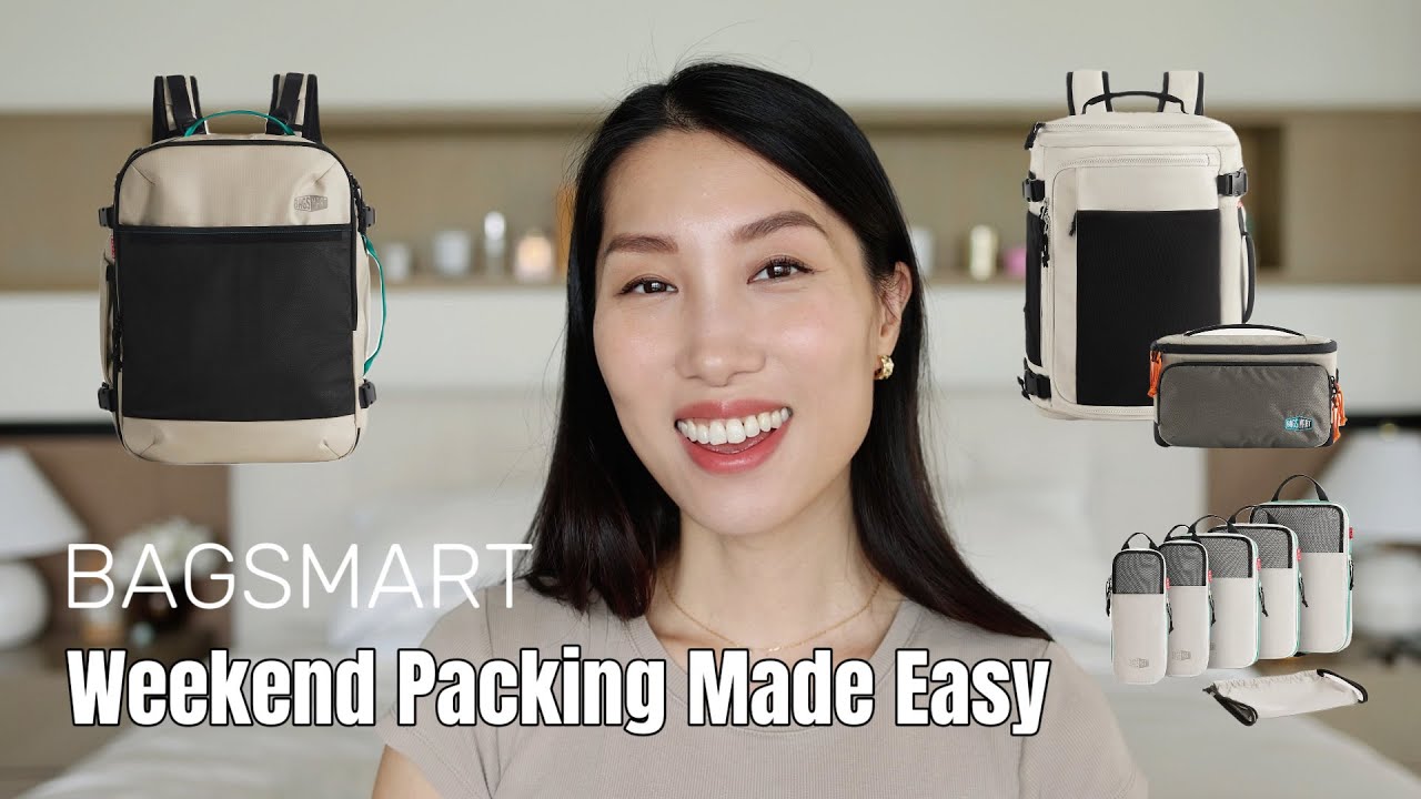 Pack With Me | BAGSMART Blast Collection Honest Review | Chris Han