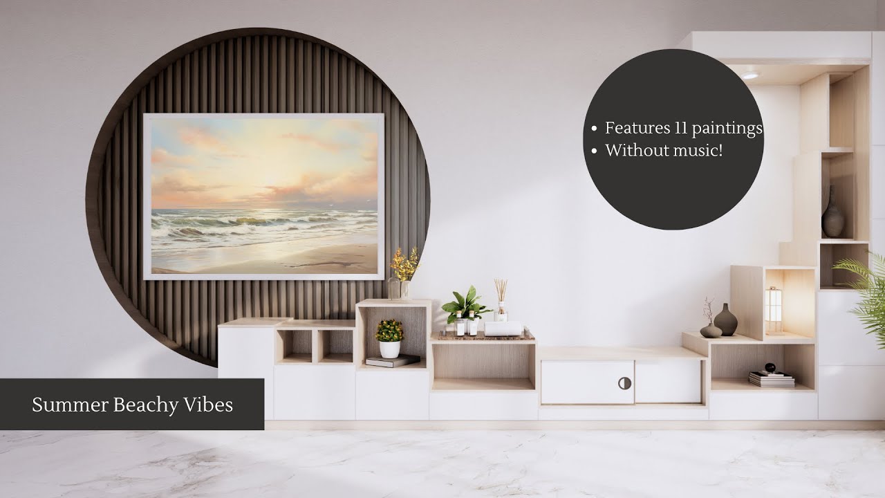 Screensaver of beaches | art for Samsung Frame TV | Smart TV art | beach vibes