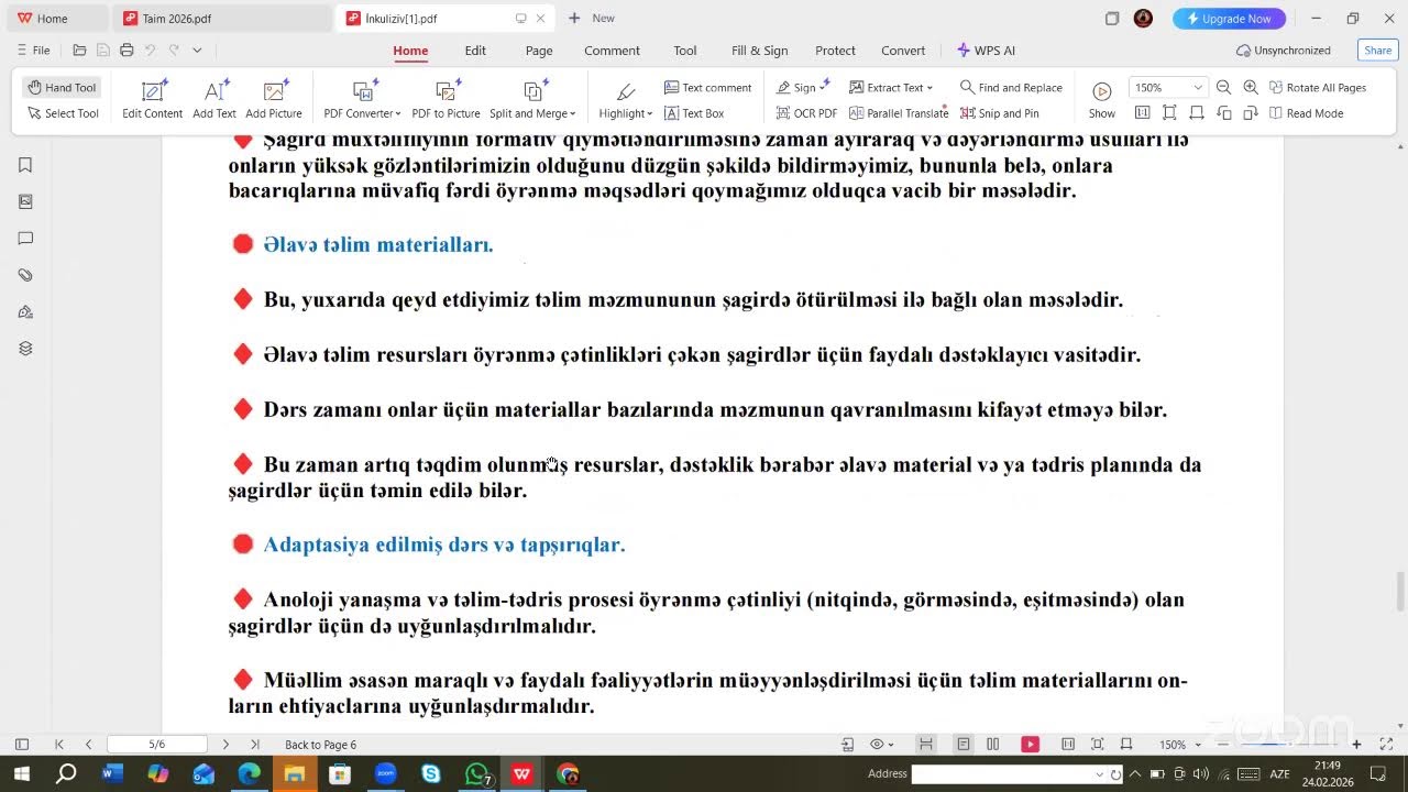 İNKLUZİV TƏHSİL CANLI