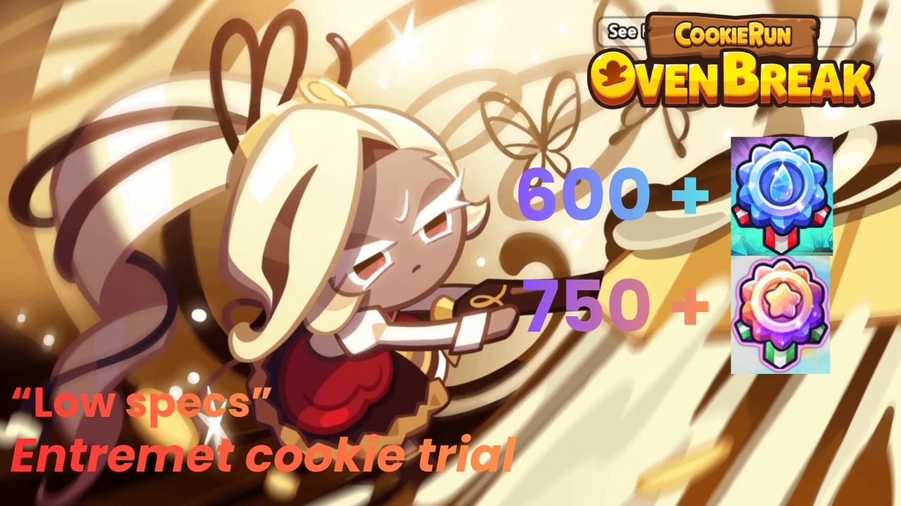 CROB Entremet cookie trial 