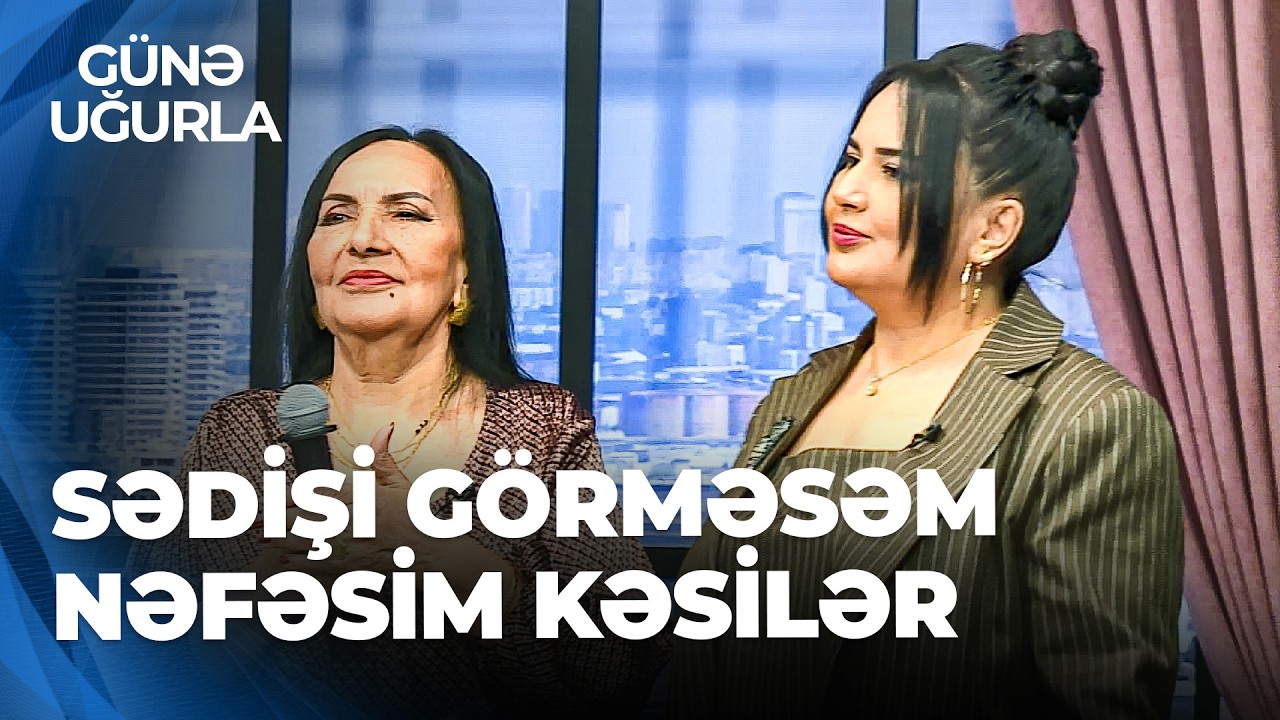 G&uuml;nə Uğurla - Aşıq Ulduz qızı Sədaqətdən danışıb qəhərləndi - Ən qiymətli rəfiqəmdir