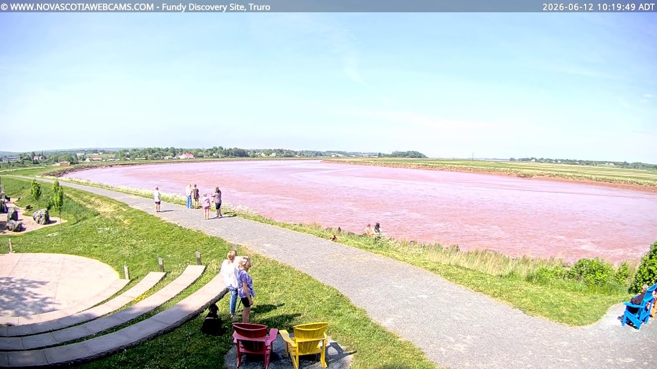 Tidal Bore LIVE at Fundy Discovery Site in Truro, Nova Scotia