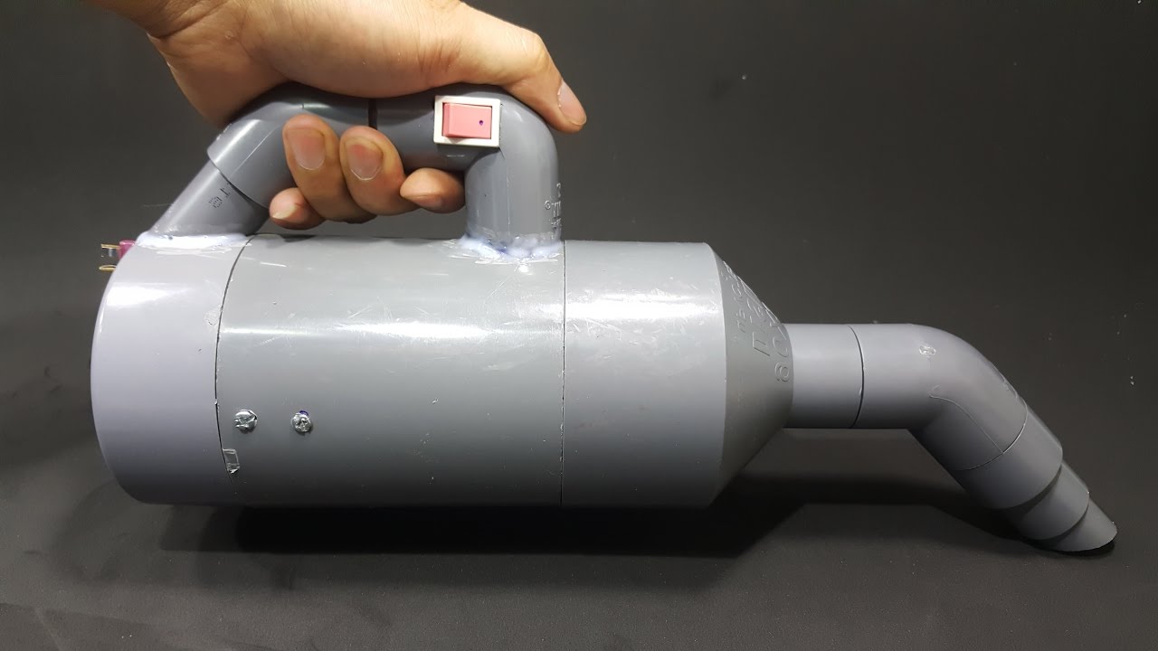 Chế Máy Hút Bụi 12v từ motor 775 và Ống Nhựa PVC - Siêu Mạnh