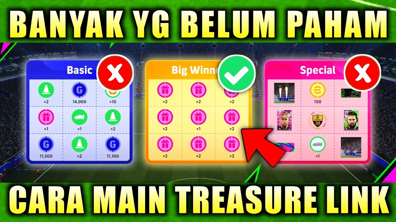 INI KONSEP SIMPEL CARA MAIN TREASURE LINK/TAUTAN HARTA DI EFOOTBALL 2026 MOBILE