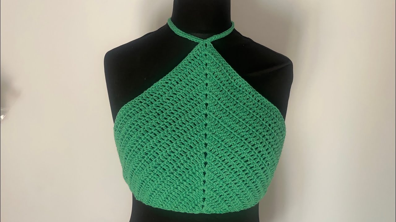 Tutorial: Top Halter Smeraldo all’Uncinetto