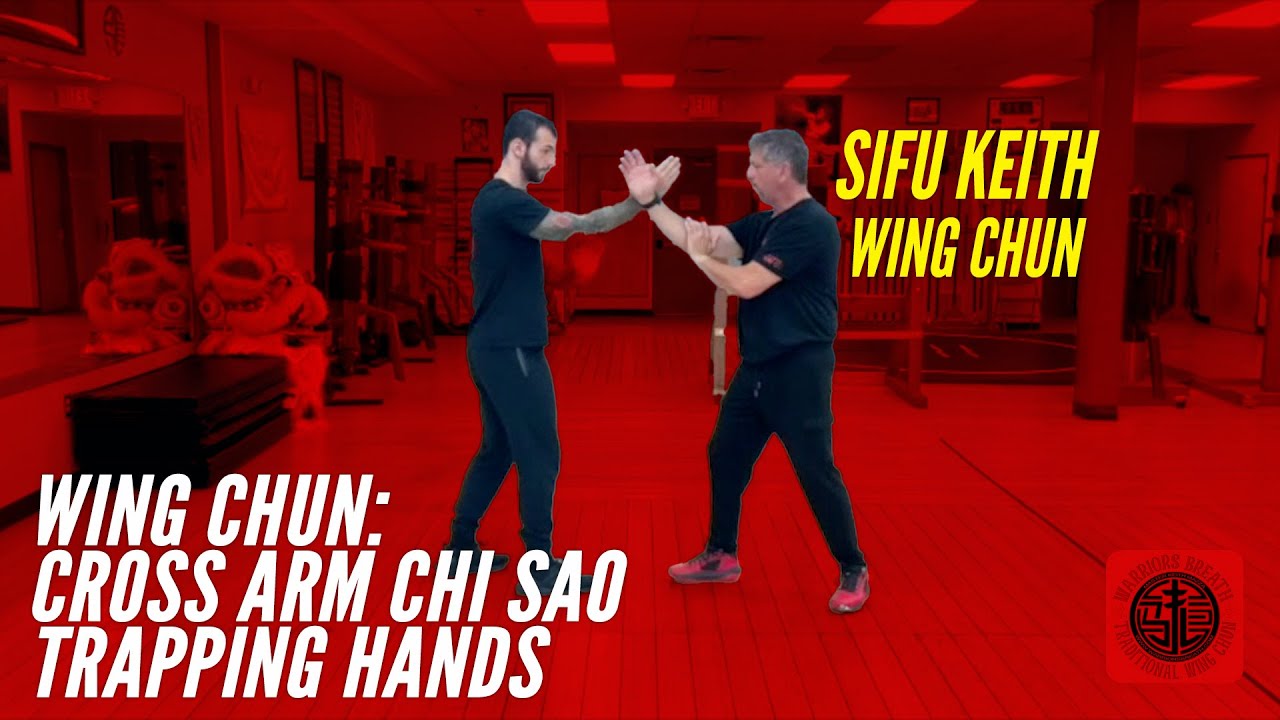 Wing Chun - Trapping Hands | Cross Arm Chi Sao Attack & Counter Flow Drill