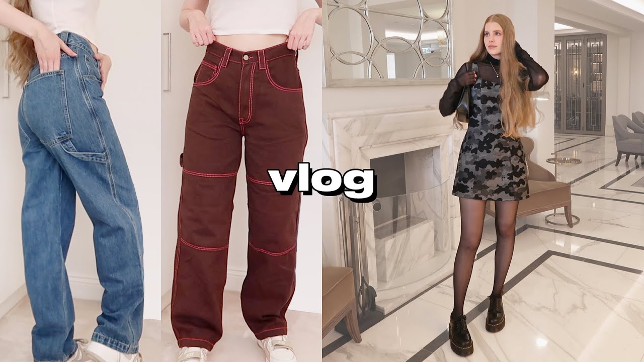my DREAM baggy jeans, vegan haul & high tea
