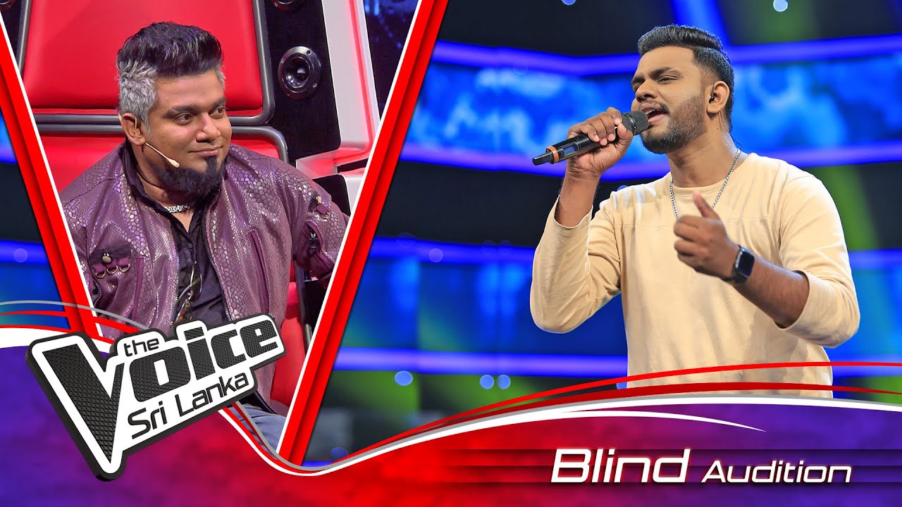 Tharusha Dulshan | Suraliyaka Wage (සුරලියක වගේ) | Blind Auditions | The Voice Sri Lanka