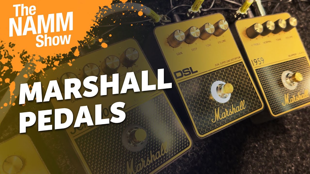 Marshall Pedals JVM, JCM 900, DSL & 1959 | Sound Demo | NAMM 2025