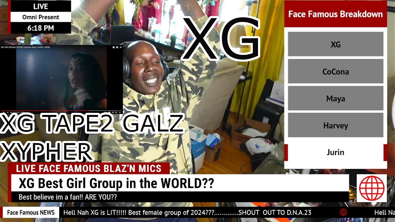 Face Famous Reactions XG TAPE 2 GALZ XYPHER REACTION