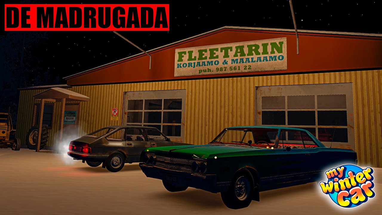 Me Perdi de Madrugada, Morrendo de Sono | My Winter Car #2