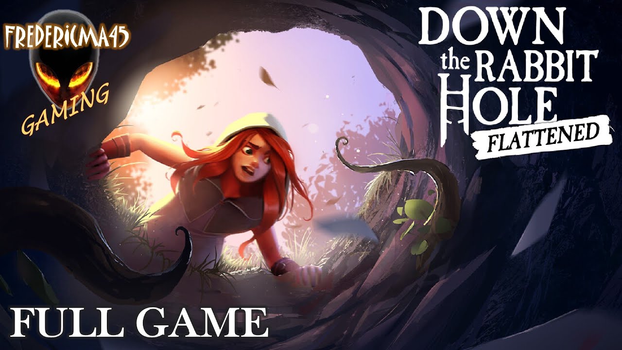 Down the Rabbit Hole Flattened FULL GAME Walkthrough (Puzzle Adventure Game) [Free Game on Steam]