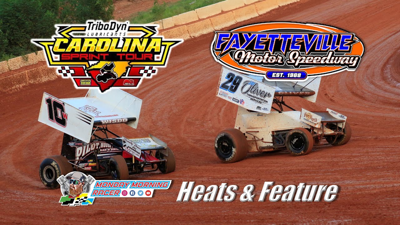 Carolina Sprint Tour - Fayetteville Motor Speedway - Sprint Car Dirt Track Racing (10/23/2021)