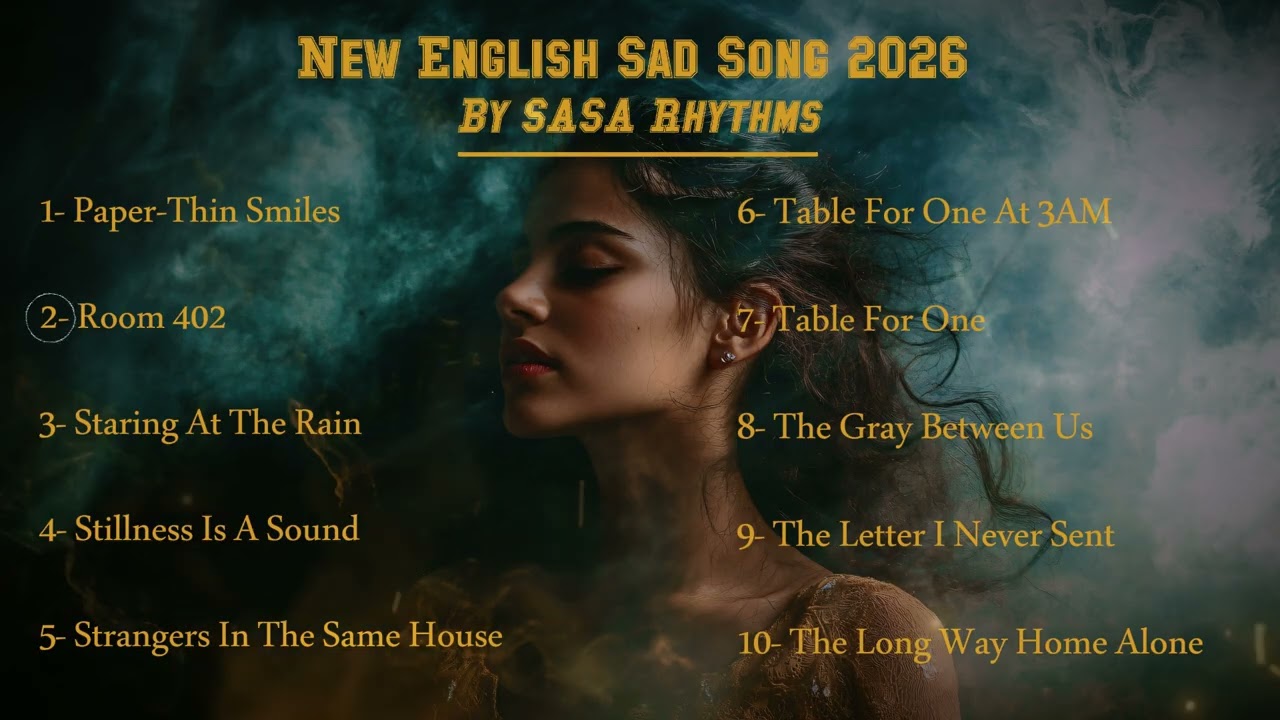 SASA Rhythms - New English Sad Song 2026 🎧 Heartbreak💔 || 🎶Playlist Nonstop🎶 (Lyrics Acoustic)
