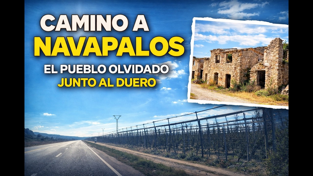 UN PUEBLO DESHABITADO MUY ESPECIAL   NAVAPALOS   SORIA