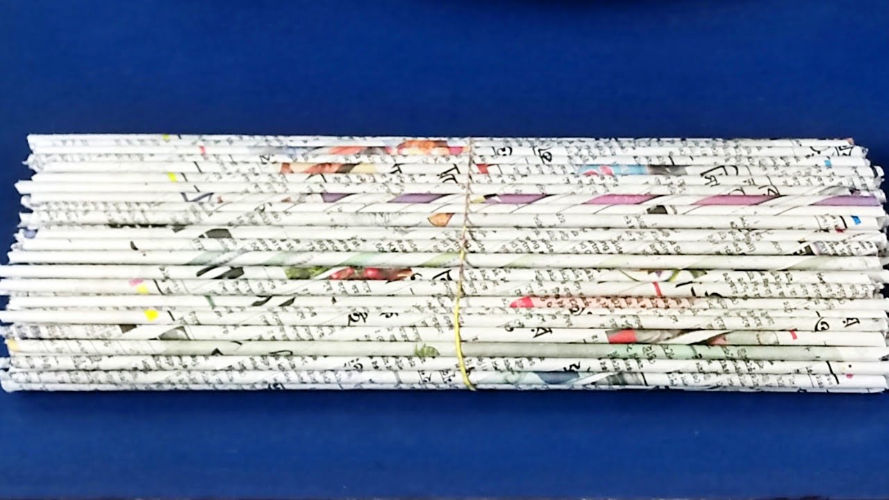 5 Newspaper craft/Best out of waste craft ideas