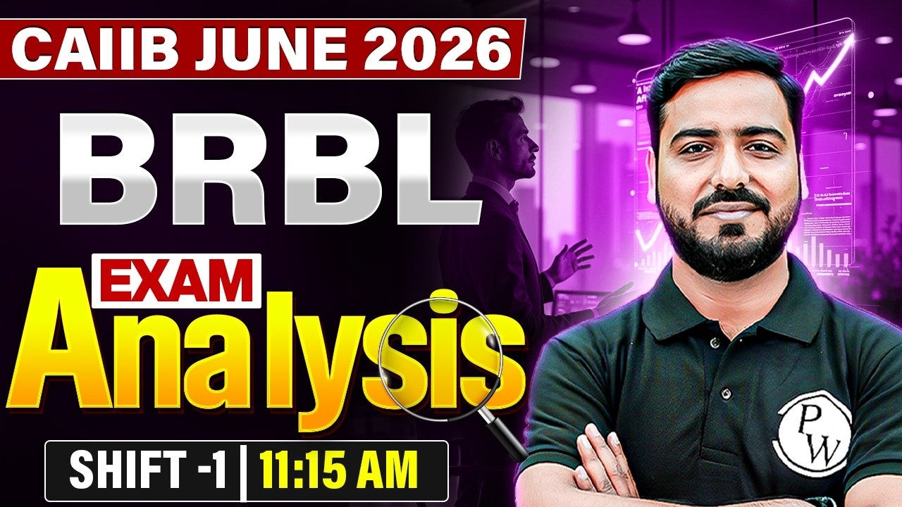 CAIIB BRBL Exam Analysis 2026 | BRBL Shift 1 Exam Analysis | CAIIB BRBL Exam Analysis June 2026