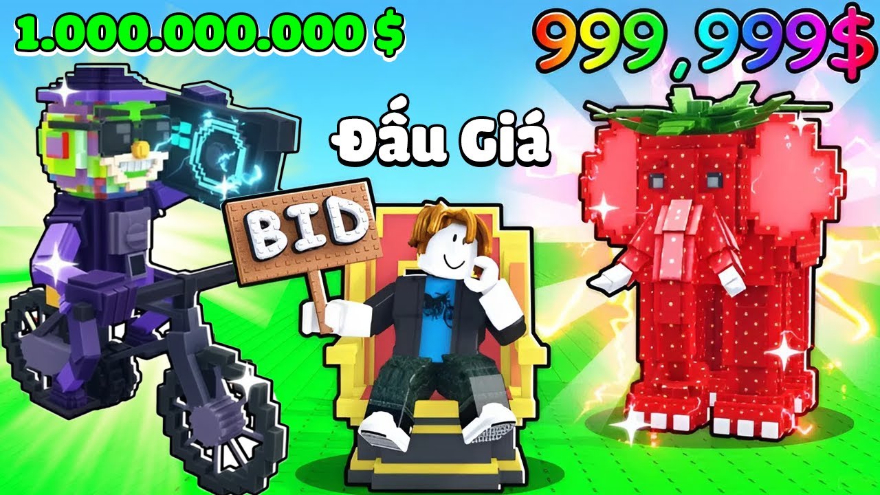 MINI GAME : ĐẤU GIÁ MỘT BRAINROT ** NOOB THI ĐẤU GIÁ THÀNH CÔNG BRAINROT XỊN NHẤT BÁN KIẾM LỜI ??