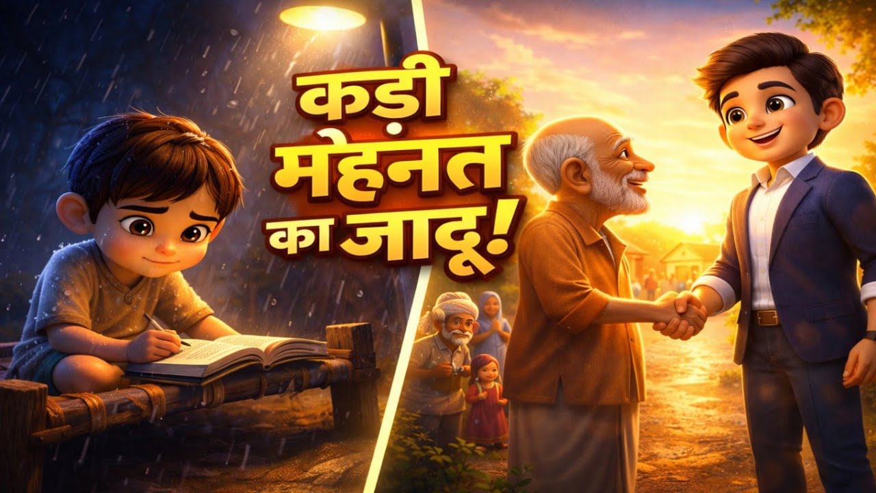 “गरीब लड़के का सपना | मेहनत का जादू | Emotional Motivational Story | 3D Cartoon Animation” #shorts