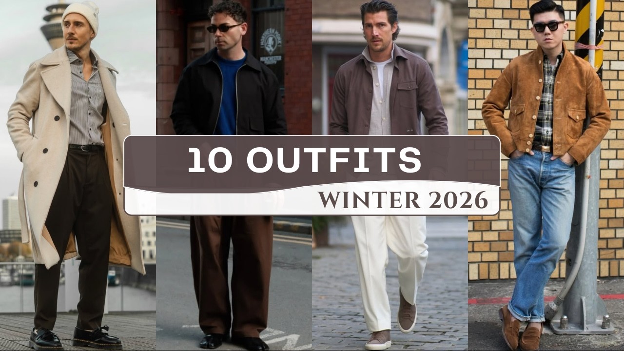 10 Latest Outfits for Men | Winter 2026 Fashion