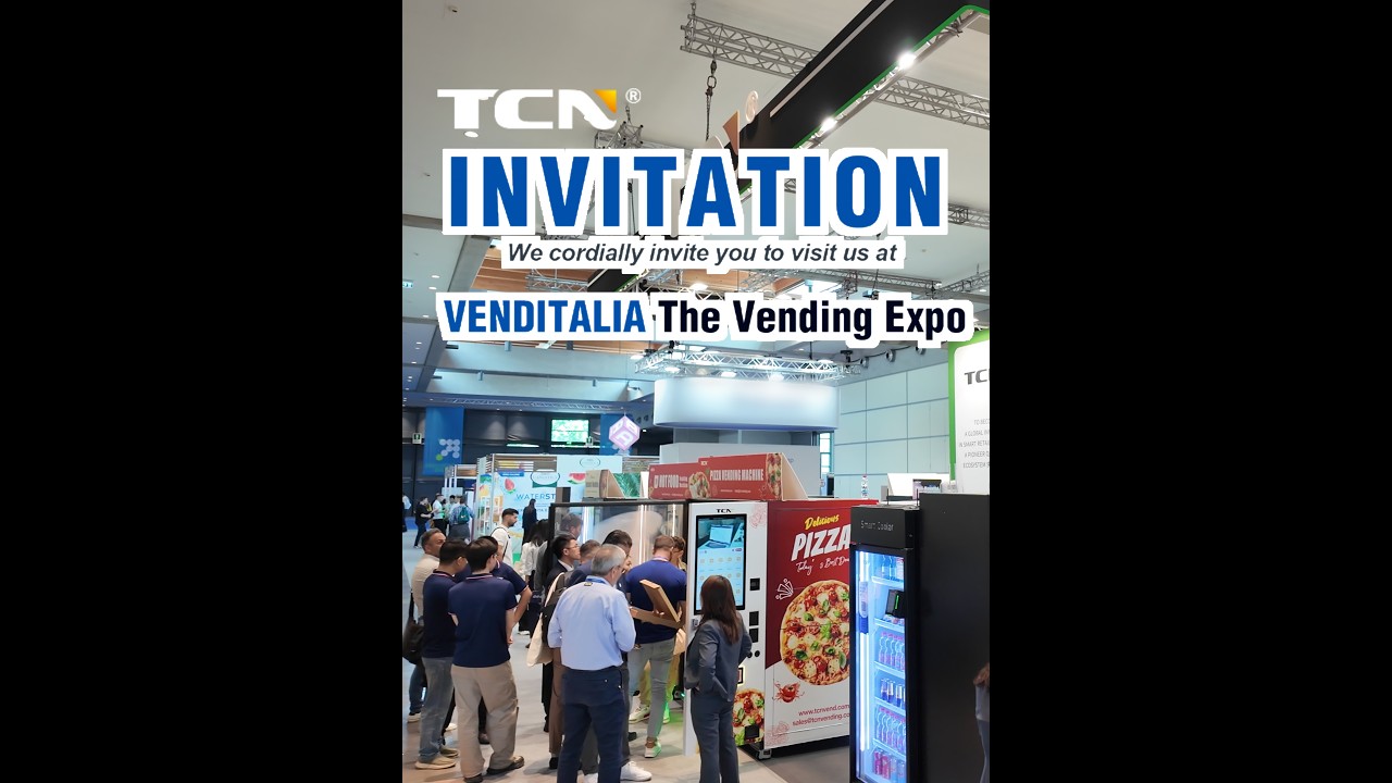 We&rsquo;re live at Venditalia 🇮🇹&mdash;&mdash;TCN | Hall D2, Booth 028#vendingmachine #vendingfactory