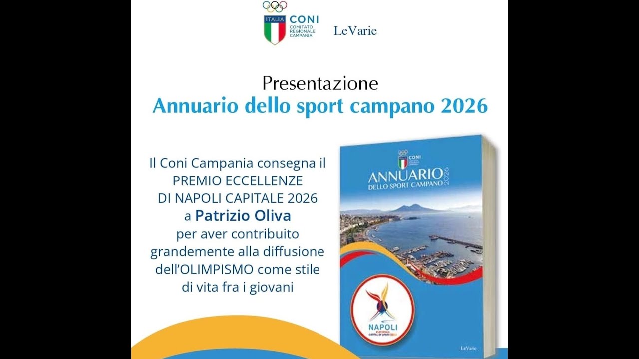 ANNUARIO CONI 2026