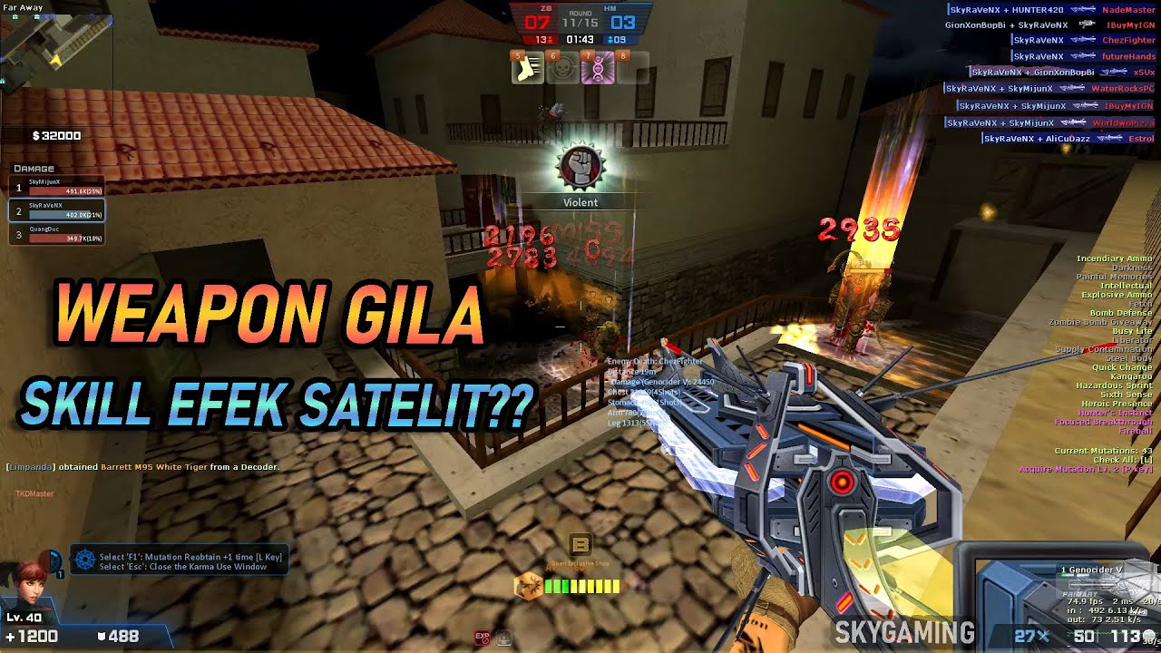 New Weapon GENOCIDER V, Apakah Efek Skillnya OVERPOWER?? - Counter Strike Nexon