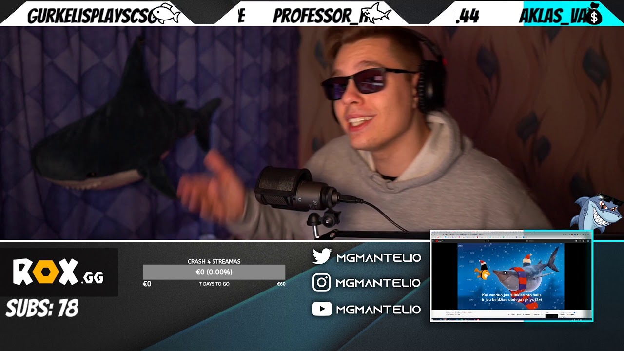 FALL GUYS IKI PERGALĖS STOVOM?! | MGMANTELIO MERCH SHOP (STREAM ĮRA&Scaron;AS)