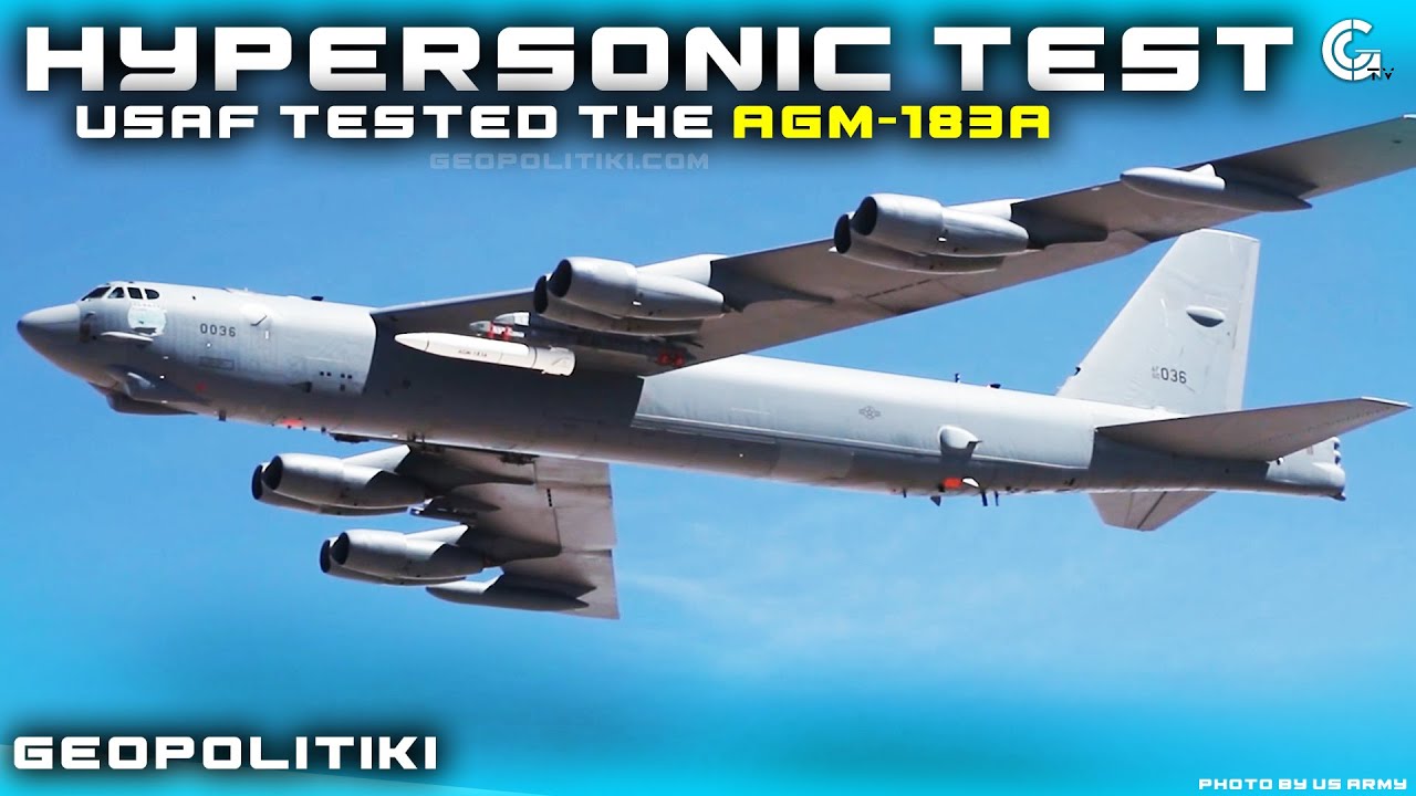 USAF tested the AGM-183A Hypersonic missile
