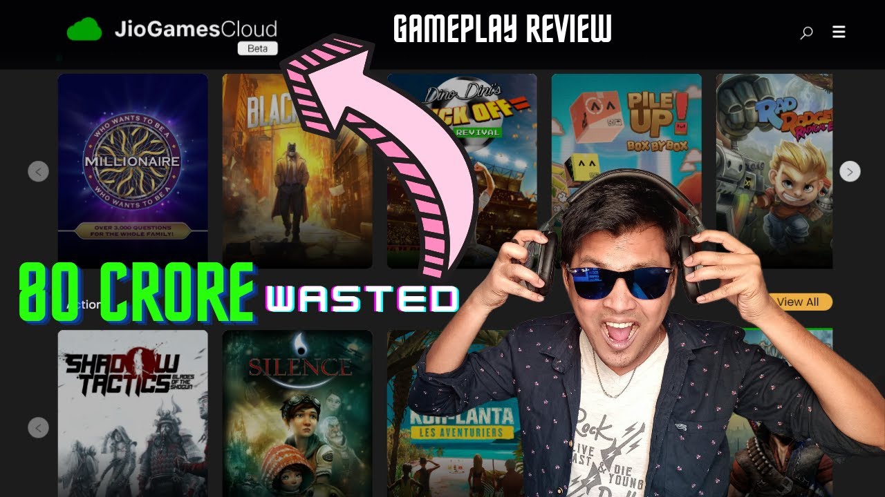 🏁 I tested 👾Jio Cloud Gaming &hearts;️  - is it Good or Bad ?