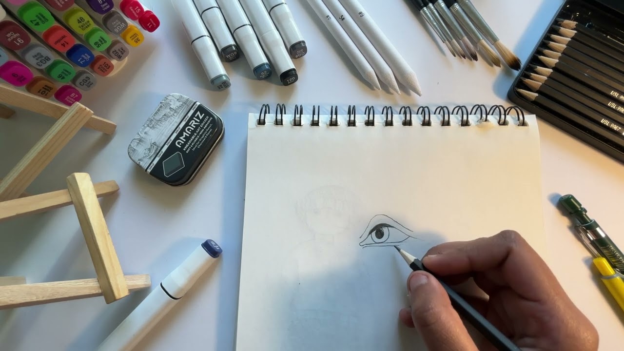 How to draw side eye step by step in easy method ||  Art 
