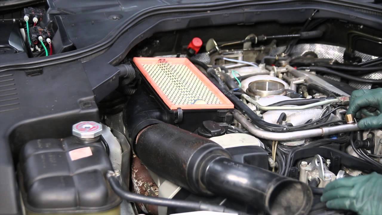 Mercedes M119 V8 Engine Inspection Part 1: Intro and Air Cleaner Assembly