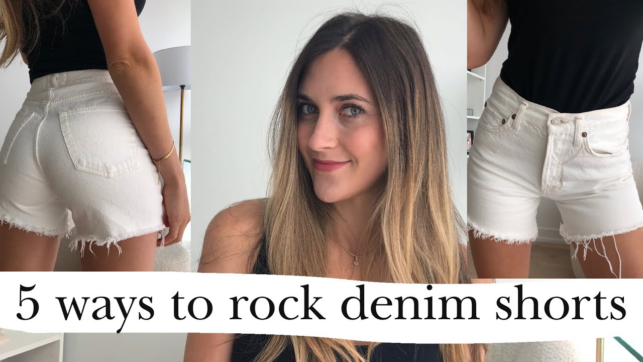 The PERFECT DENIM SHORTS FOR 2022 & 5 classic ways to style them