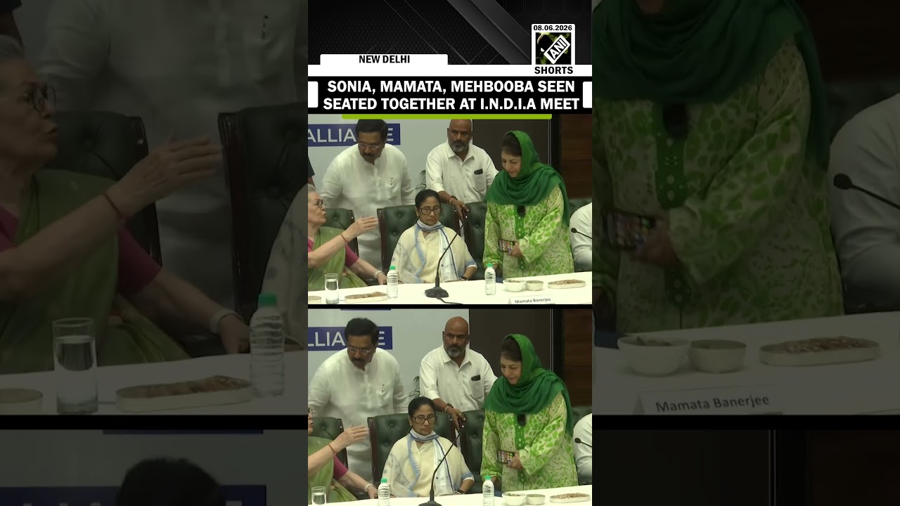 INDIA bloc meeting: Sonia Gandhi sits alongside Mamata Banerjee, Mehbooba Mufti at INDIA Meet