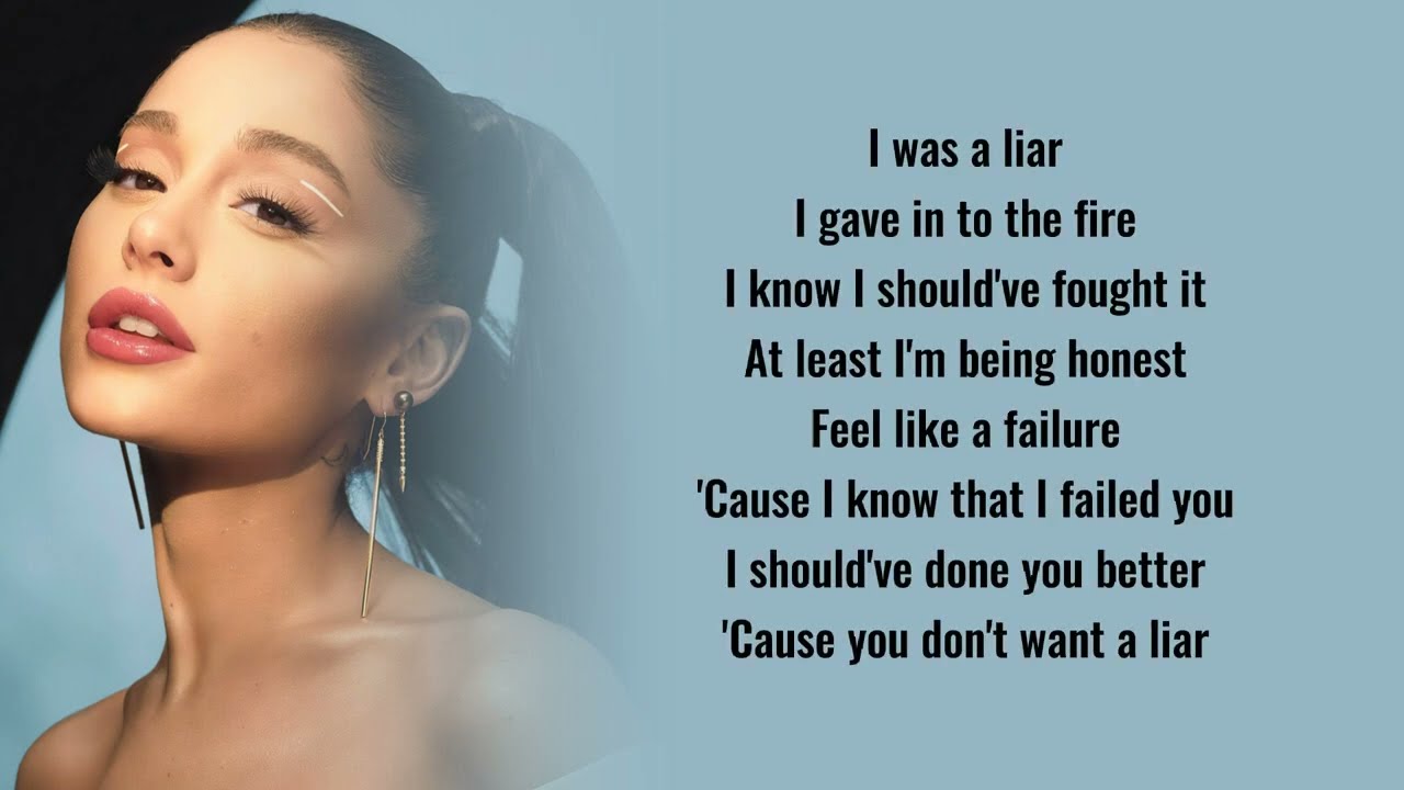 Ariana Grande - One last time Lyrics
