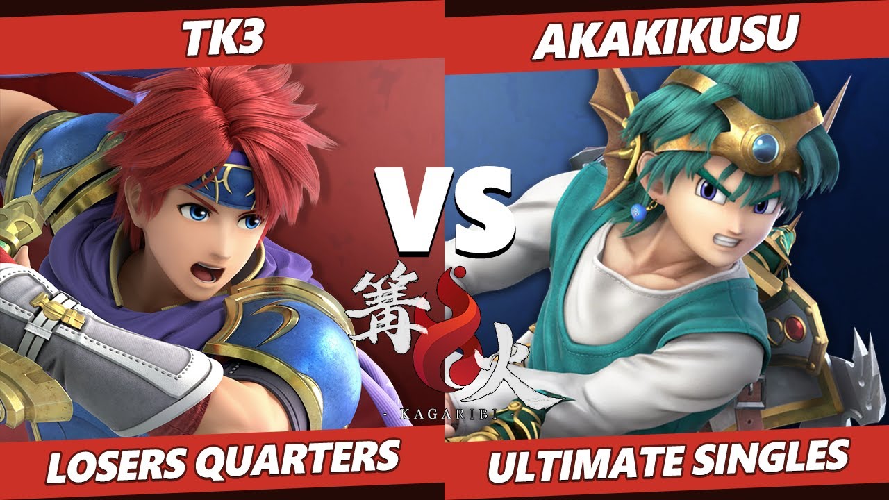 Kagaribi 3 Losers Quarters - tk3 (Chrom, Roy) Vs. Akakikusu (Hero) SSBU Smash Ultimate