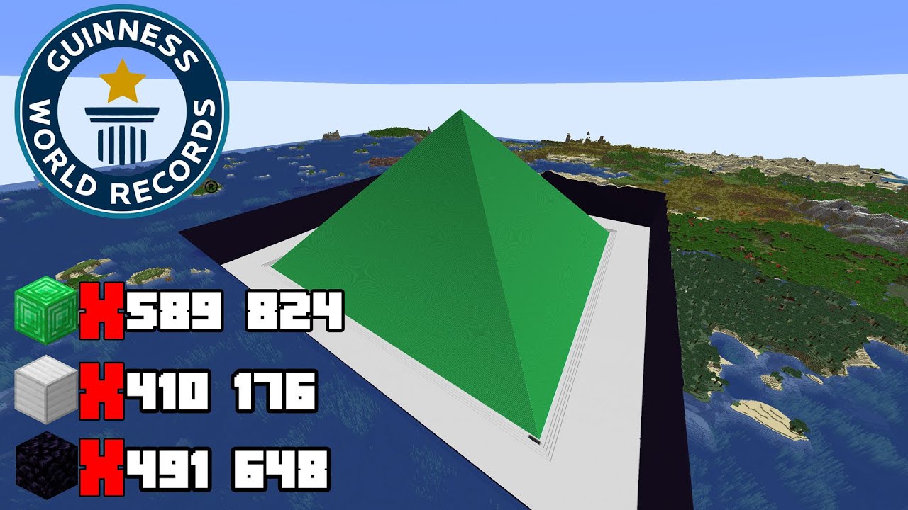 I Built The Worlds Largest Pyramid In Survival Minecraft