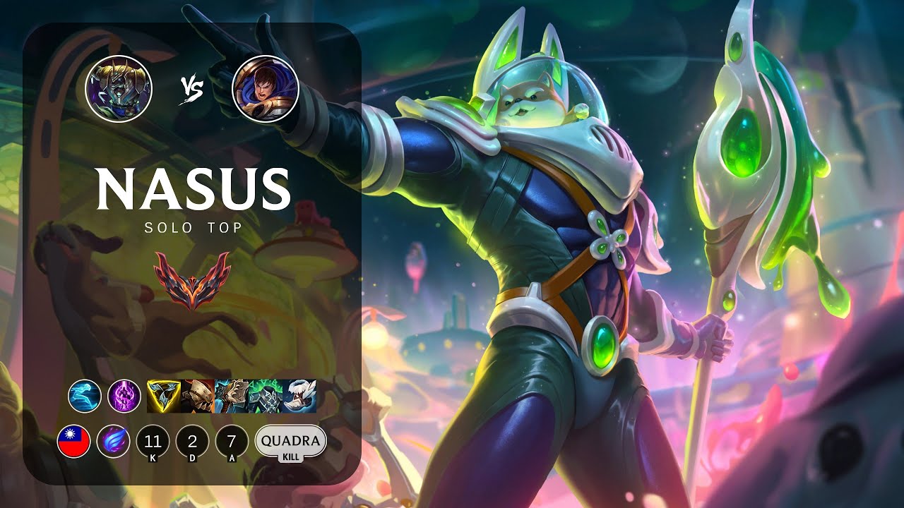 Nasus Top vs Garen - TW Grandmaster Patch 14.2