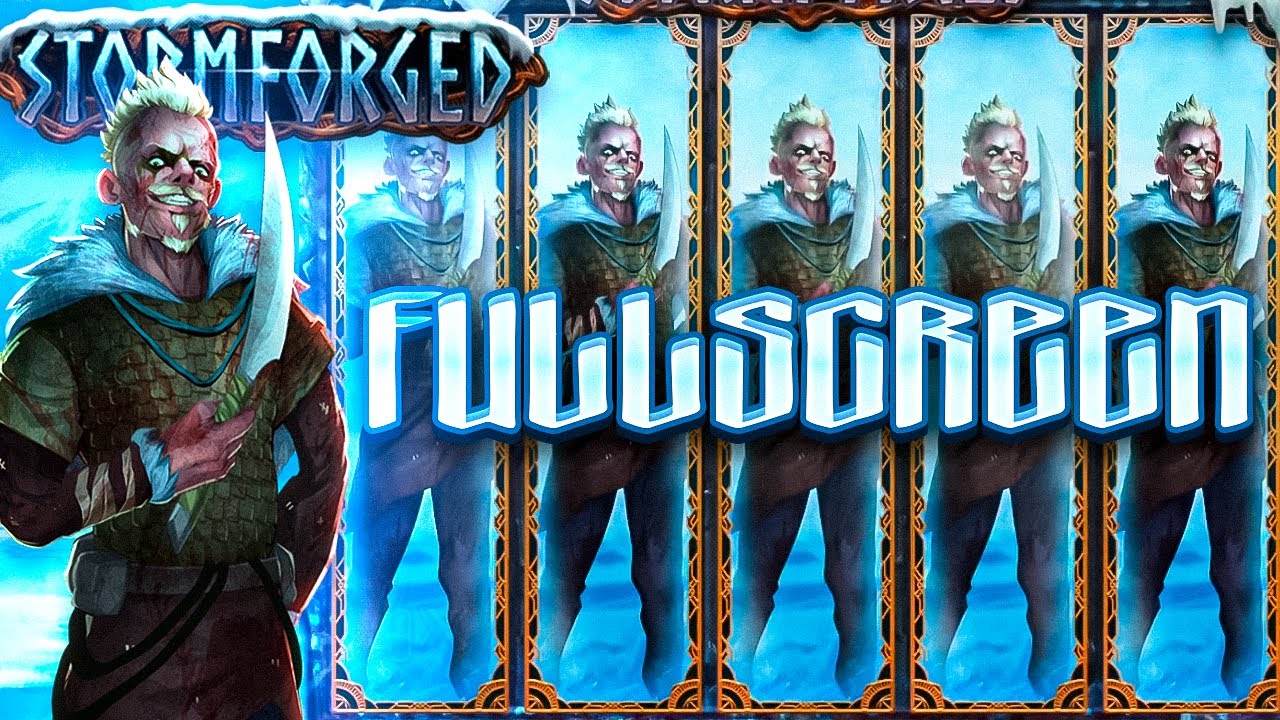 RARE LAST SPIN FULL SCREEN MAX WIN ON STORMFORGED!