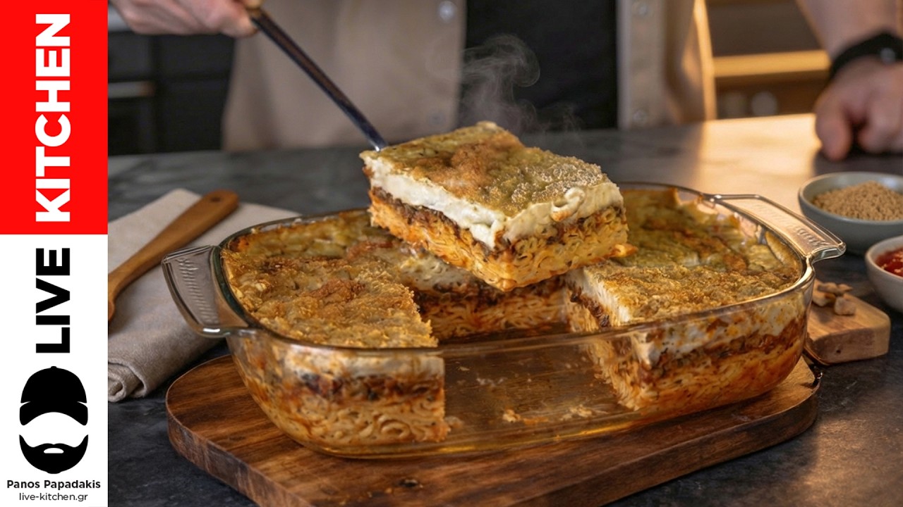 💯Πανεύκολο Νηστίσιμο Παστίτσιο😋Η τέλεια Συνταγή για τη Σαρακοστή