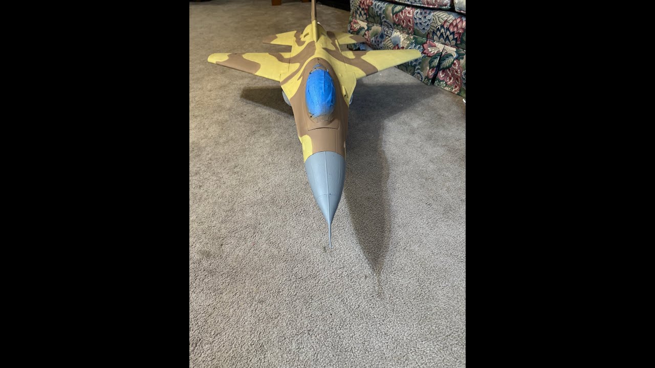 F-16 Transformation Part 5 - Starting the Camo and some Trick and Tips