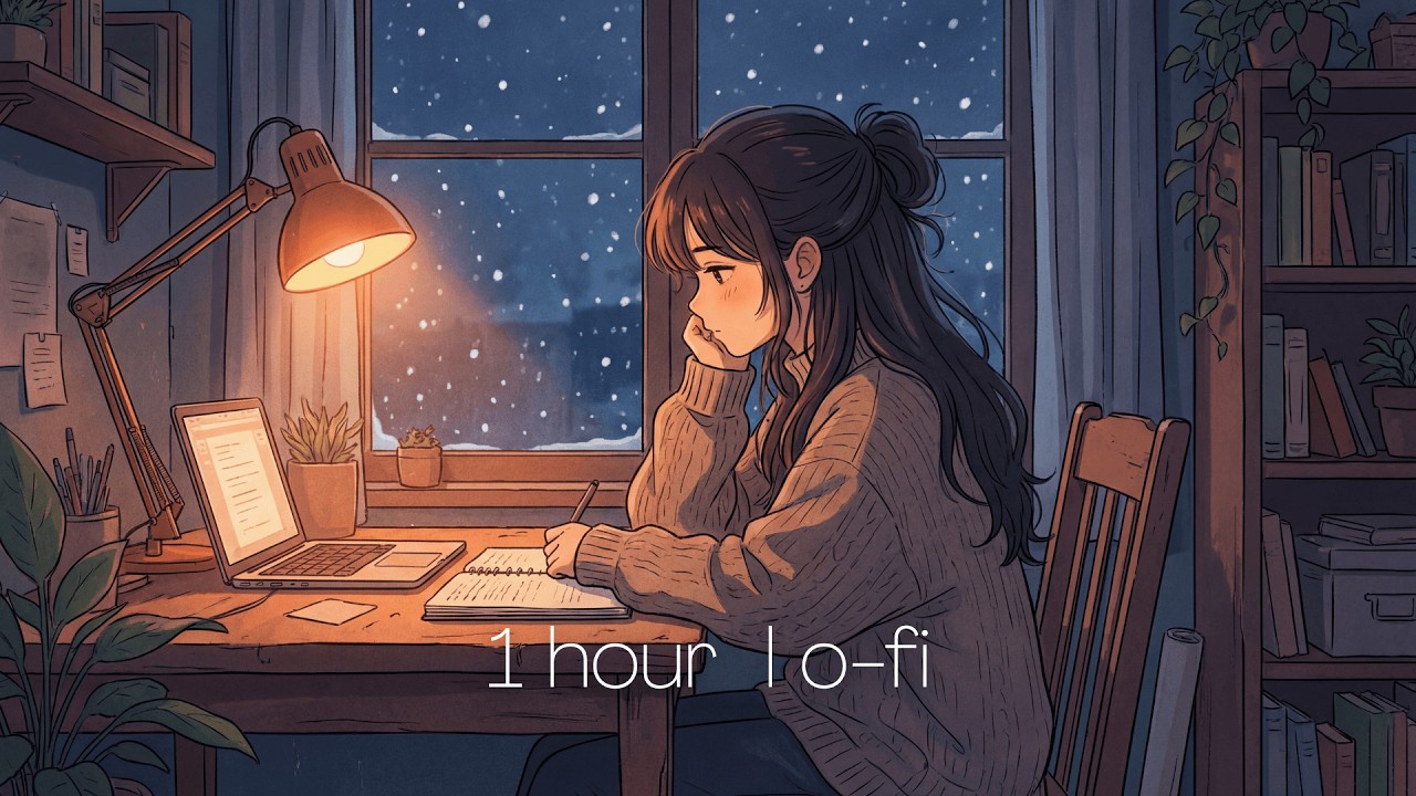 A Quiet Winter to Think ❄️ | Cozy Lofi Beats for Focus, Calm & Long Study Hours