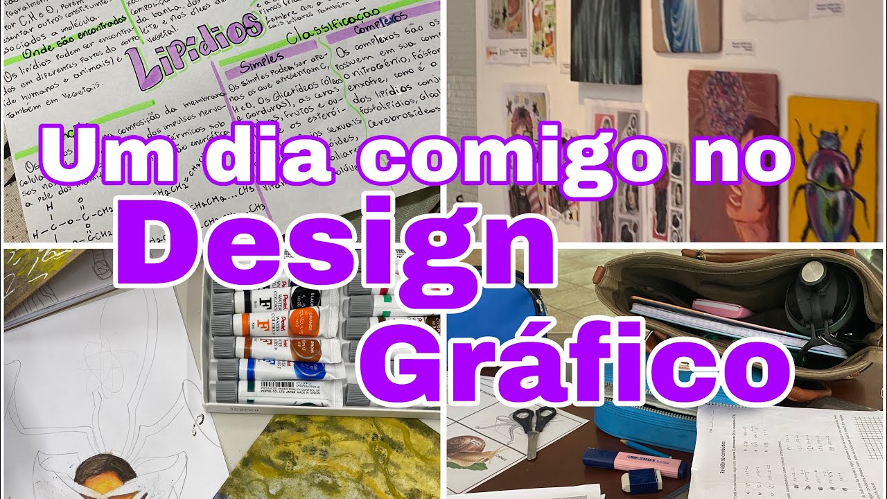Um dia comigo no Design Gr&aacute;fico do Ifsul💜