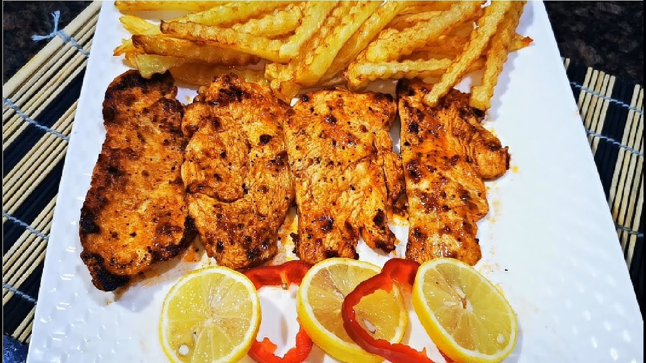 طريقة تحضير ستيك الدجاج بالمقلاة فعلاً غداء بشهي