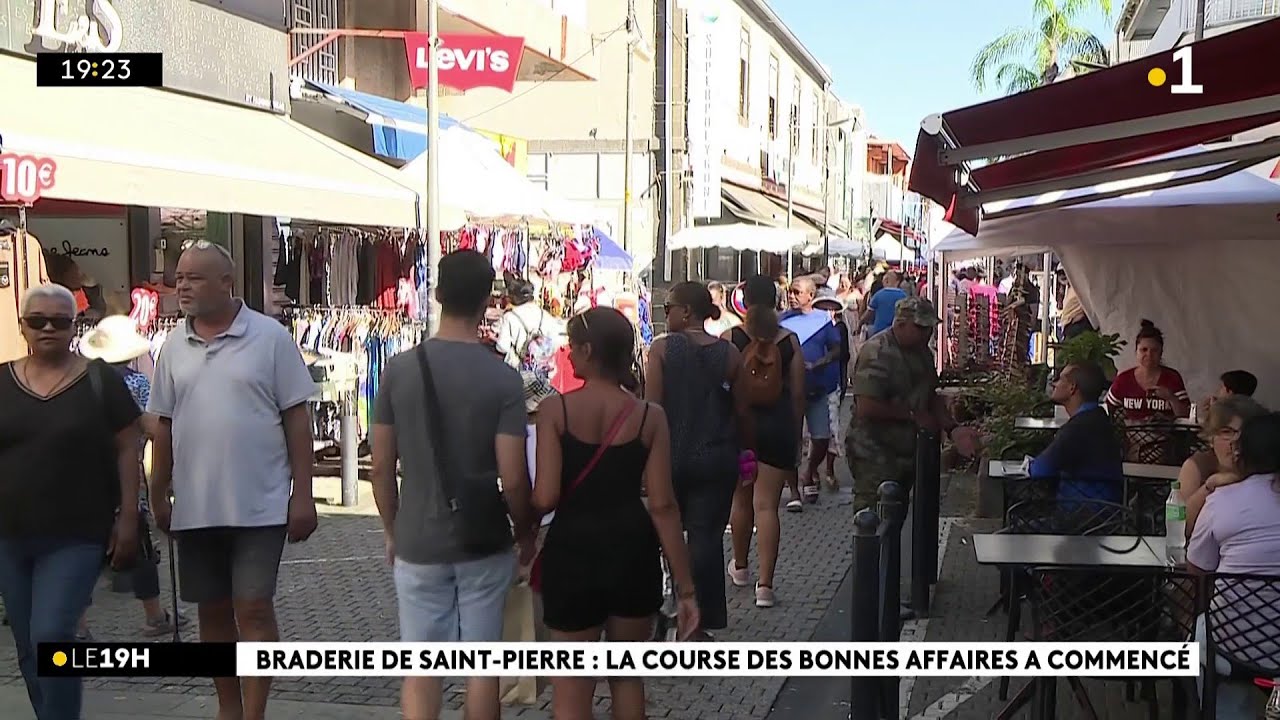 A Saint-Pierre, la braderie commerciale se tient du 2 au 11 mai.