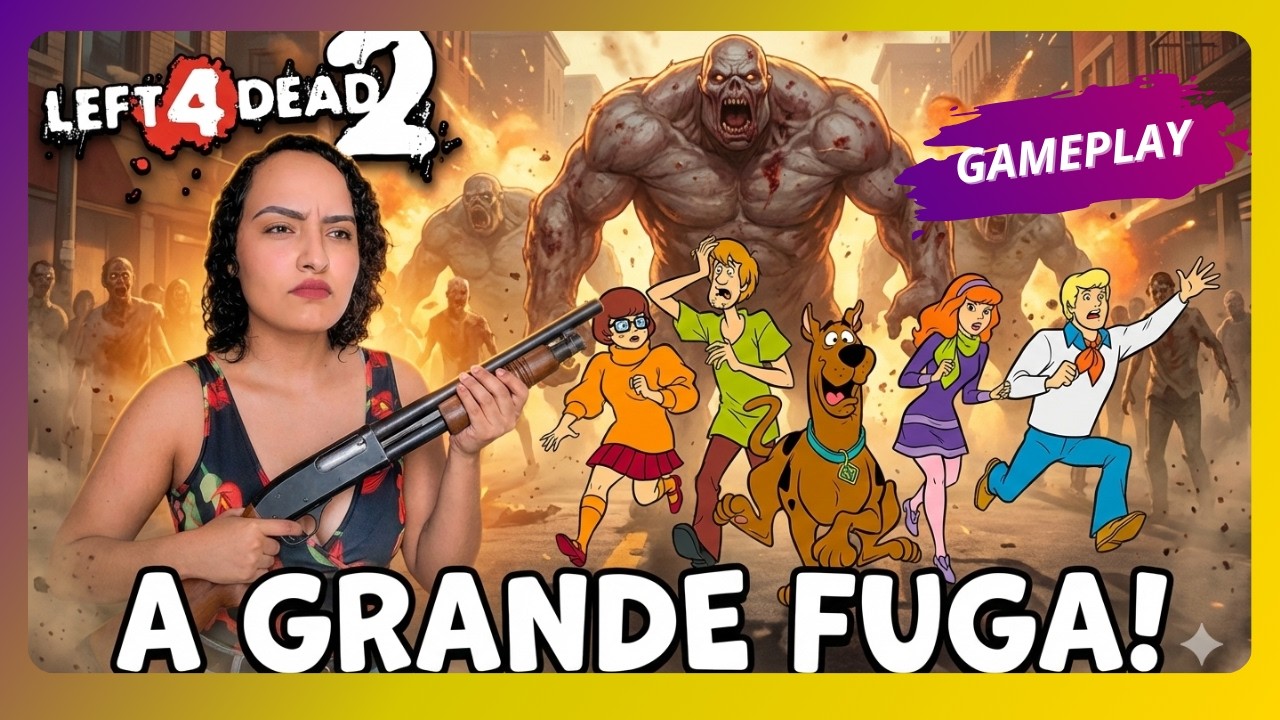 Essa fuga ficou igualzinho Scooby-Doo | L4D2